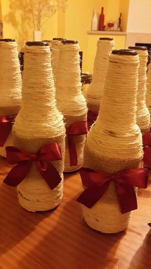 Garrafas para marcar o numero da mesa - 2