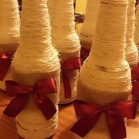 Garrafas para marcar o numero da mesa - 2