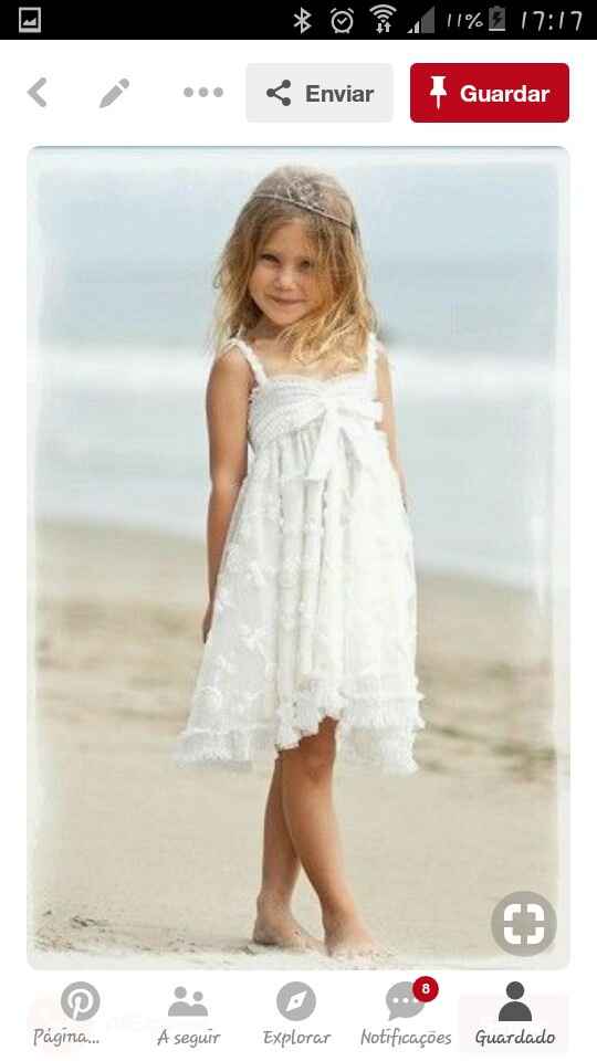 Vestidos Meninas Alianças - Inspirações Praia - 3