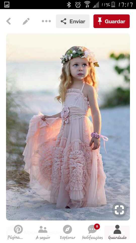 Vestidos Meninas Alianças - Inspirações Praia - 4