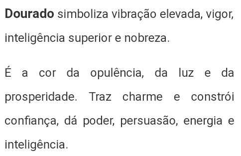 Cores e significados - 1