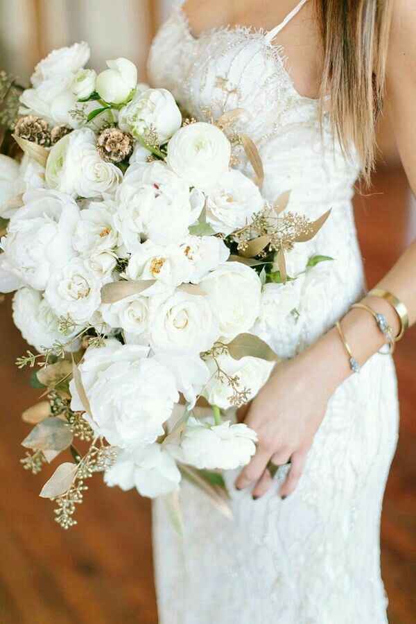 Desafio das Cores - Azul Marinho,  Dourado e Branco - Bouquet - 7