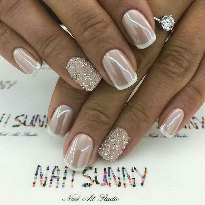 Desafio das Cores - Azul Marinho,  Dourado e Branco - Unhas - 2
