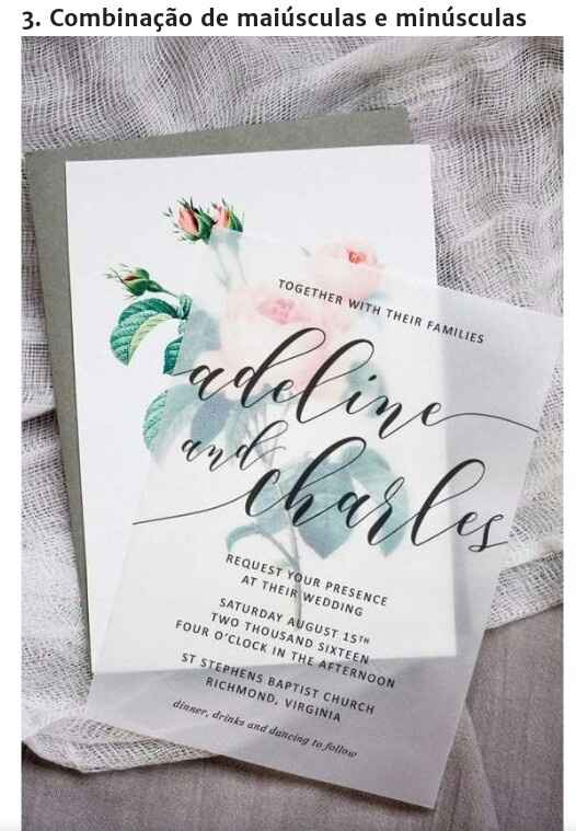 Os meus convites de casamento: Catarina - 5