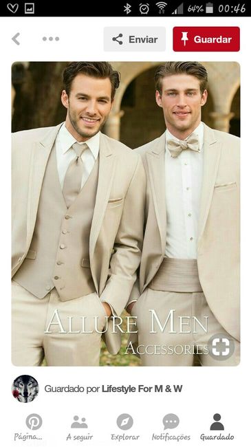 Como achas que será o fato do teu noivo? 🤵 - 2