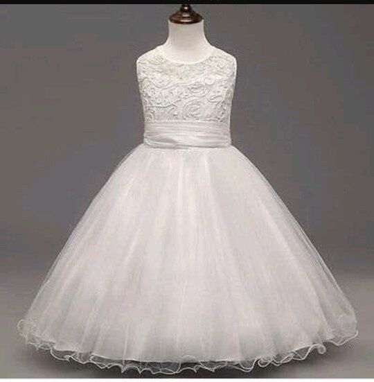 Vestidos Totalmente Brancos Meninas Alianças - 3
