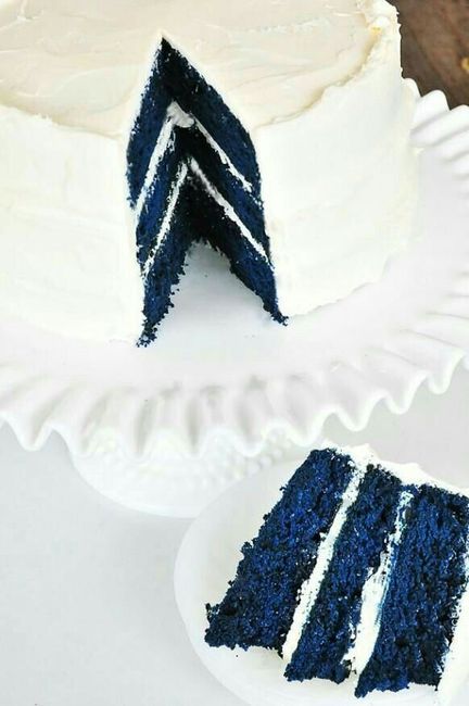 Desafio das Cores - Azul Marinho, Dourado e Branco - Bolo 12