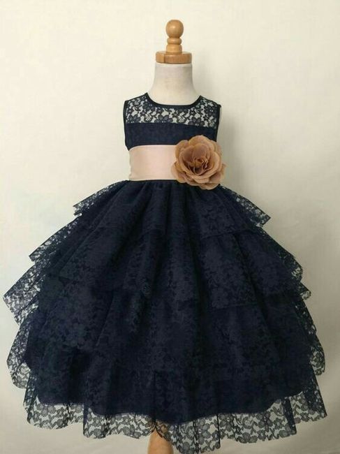 Desafio das Cores - Azul Marinho,  Dourado e Branco - Meninas Alianças - 5