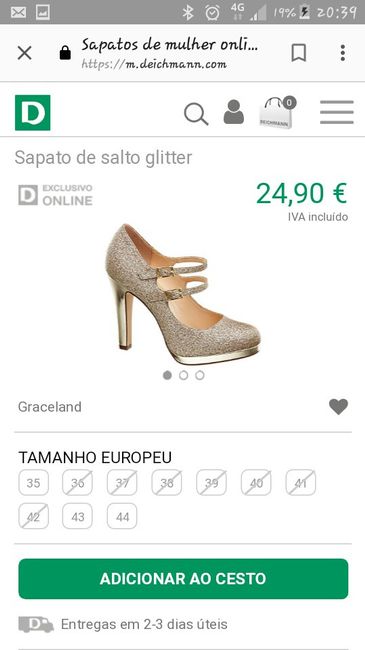 Desafio das Cores - Azul Marinho,  Dourado e Branco - Sapatos - 2