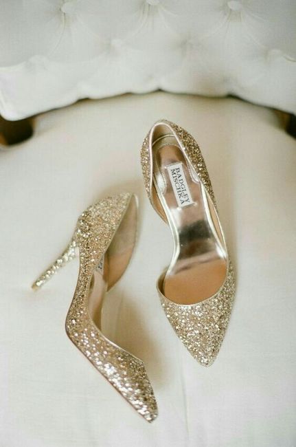 Desafio das Cores - Azul Marinho,  Dourado e Branco - Sapatos - 7