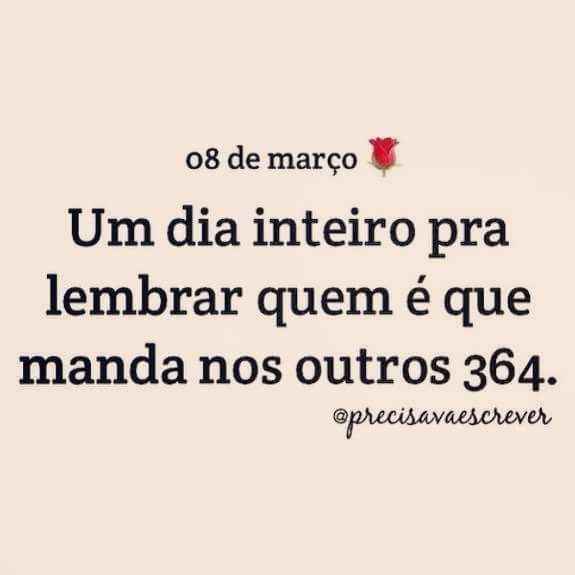Dia da mulher