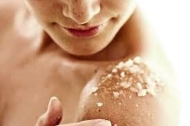 Açúcar / sal grosso e azeite