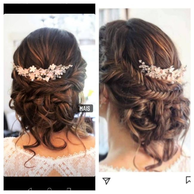 Que penteado usariam com este vestido de noiva? - 6