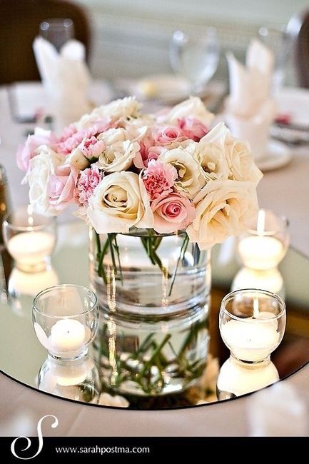 Inspirações para os centros de mesa