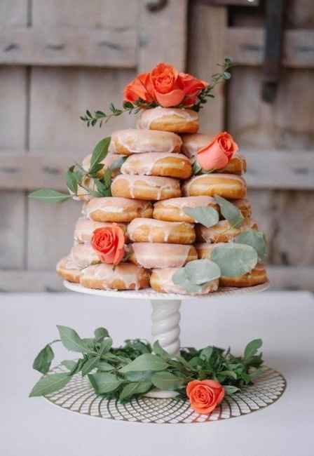 Donuts no casamento