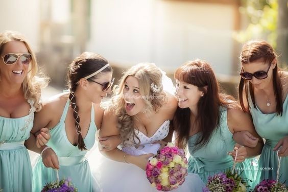 noiva, amigas, festa