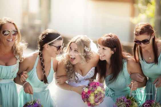noiva, amigas, festa