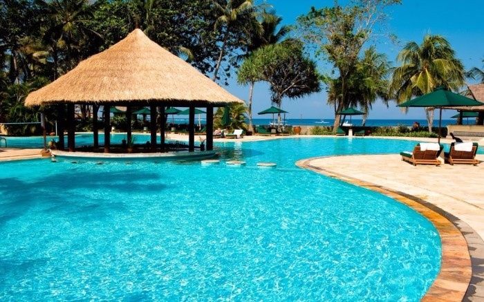 Beira da piscina