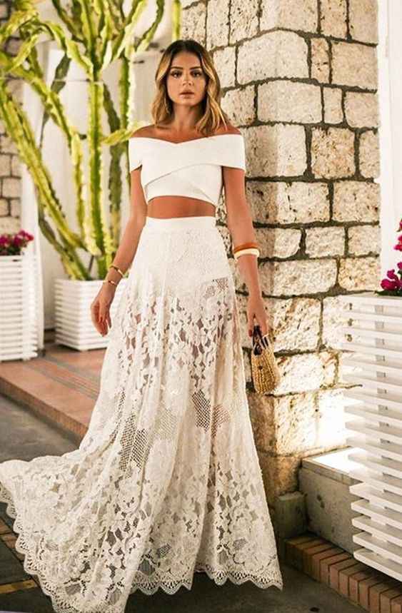 Usarias um top cropped para casar na praia? - 1