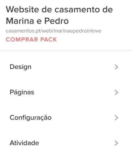 Como criar e personalizar o teu Site de Casamento - 4