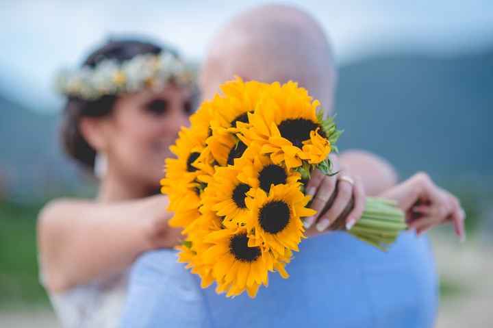 Ideias para decorar o casamento com girassóis - 1