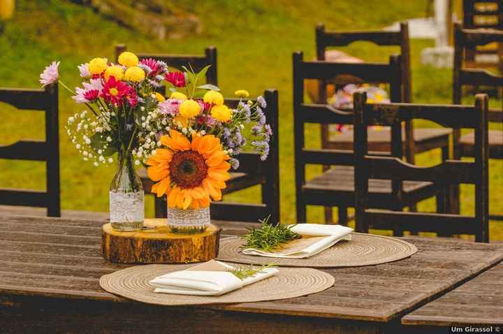 Ideias para decorar o casamento com girassóis - 4