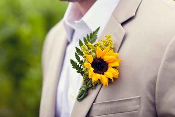 Ideias para decorar o casamento com girassóis - 13