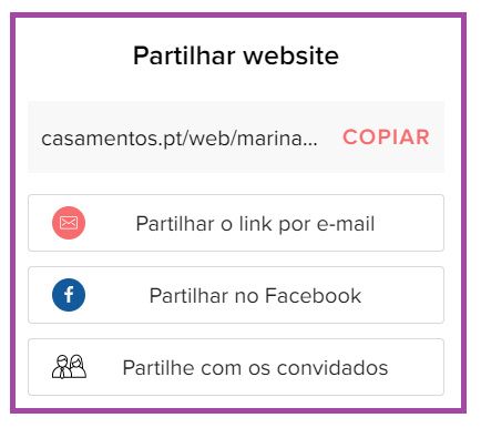 Como criar e personalizar o teu Site de Casamento 7