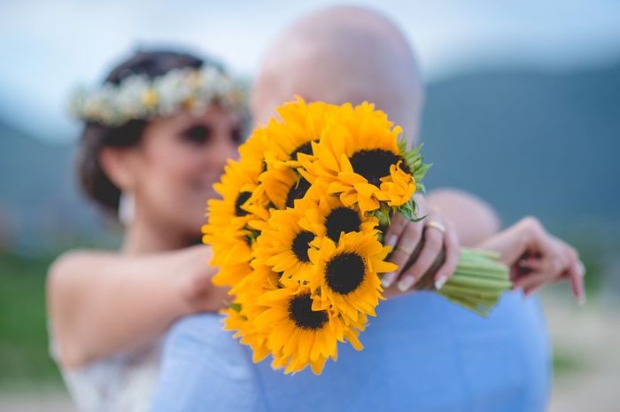 Ideias para decorar o casamento com girassóis - 1