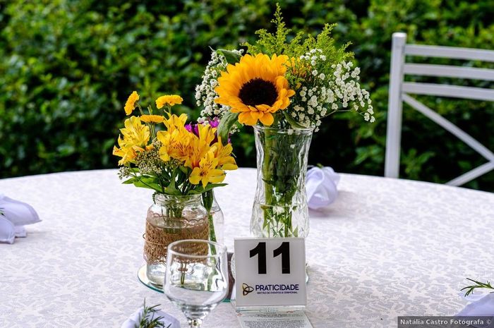 Ideias para decorar o casamento com girassóis - 5