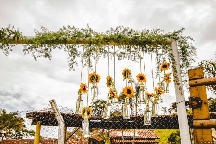 Ideias para decorar o casamento com girassóis - 10