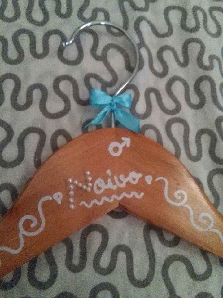 Cabides dos noivos diy 1a manualidade - 2