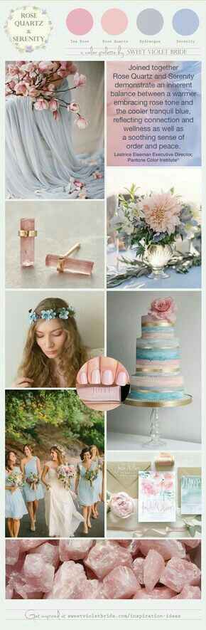 Palete de cores quartzo rosa + serenity - 4
