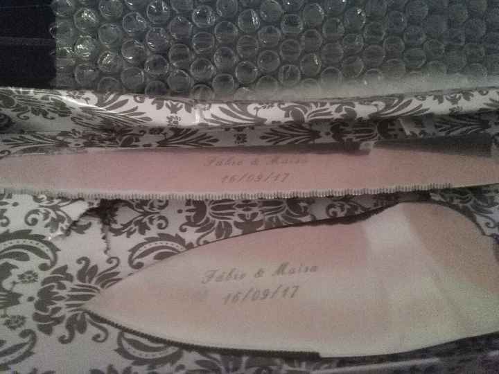  Talheres para o corte do bolo - 3