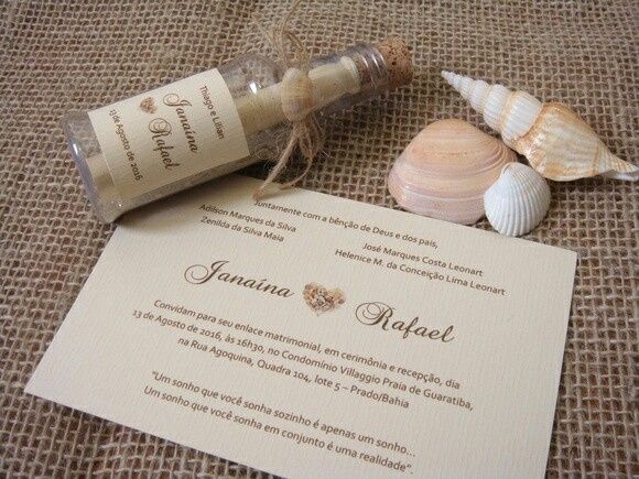 Convites para um casamento na praia - 2