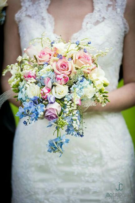 Bouquet quartzo rosa + serenity - 5