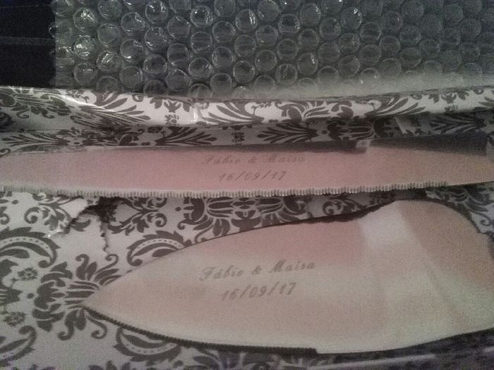  Talheres para o corte do bolo - 3