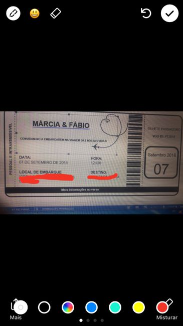  Convite de casamento - 1