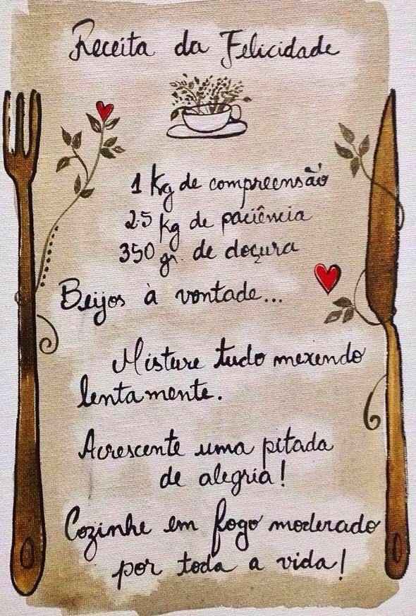 receita felicidade
