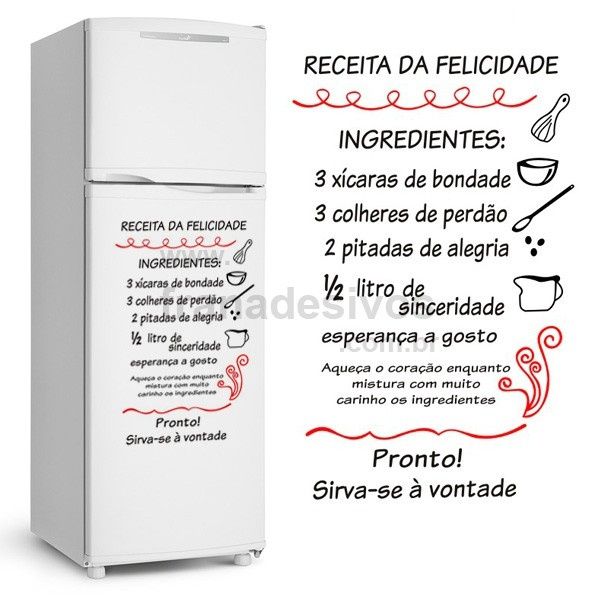 receita felicidade