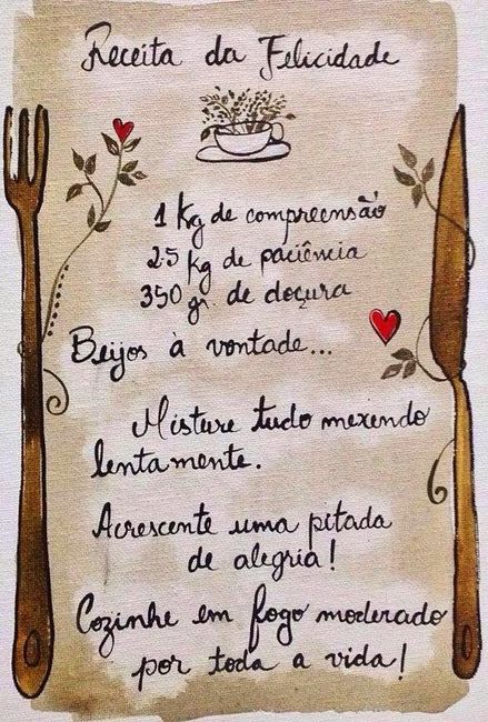 receita felicidade