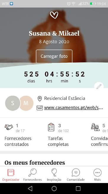 Escreve quantos dias marca o teu contador! - 1