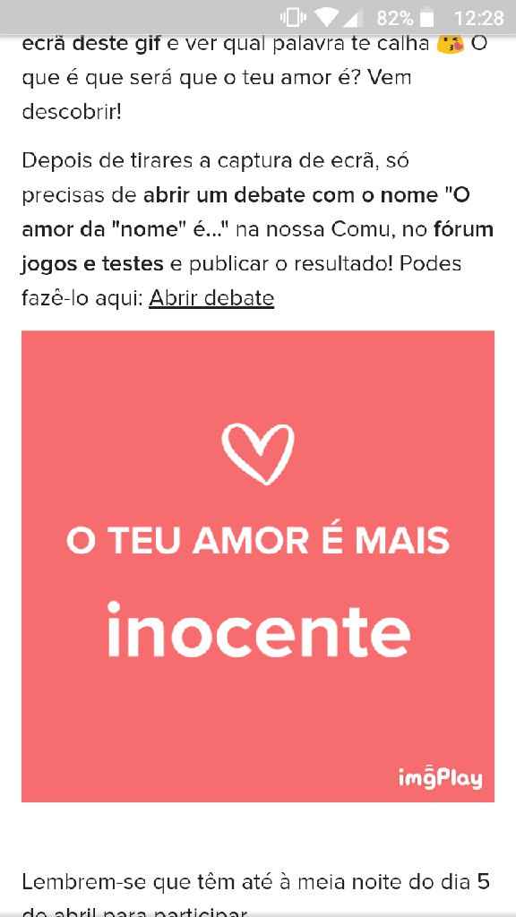 o amor da Cátia é... - 1