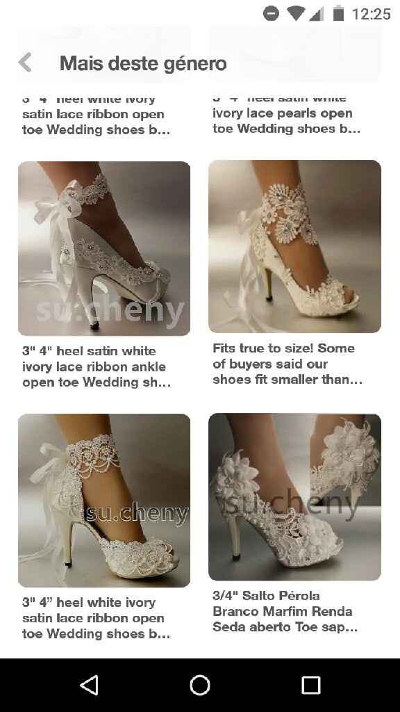 Sapatos de Noiva - 1