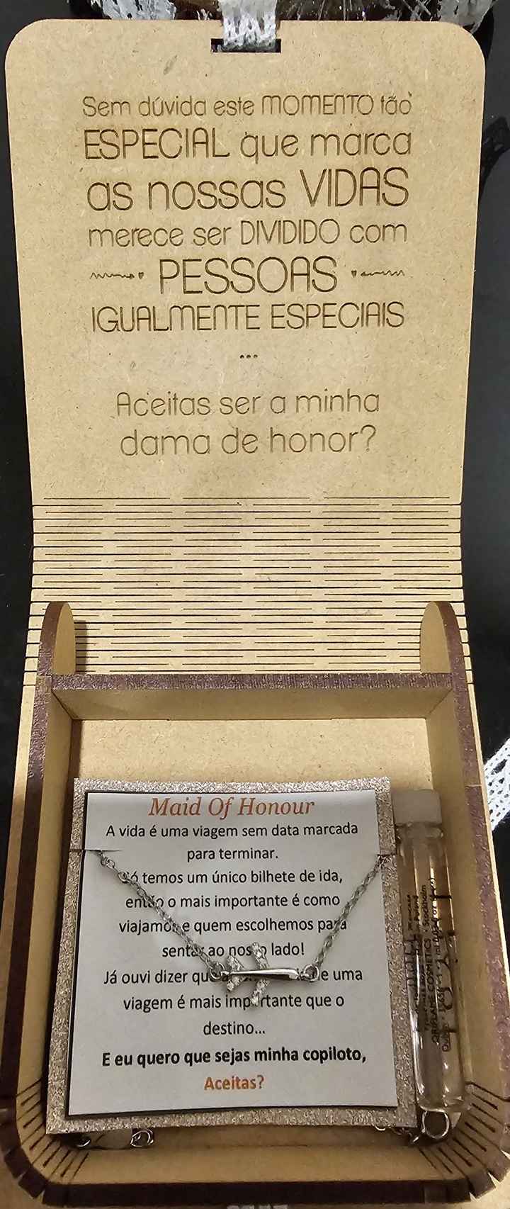 Convite Damas Honor e Padrinhos 🥰 - 3