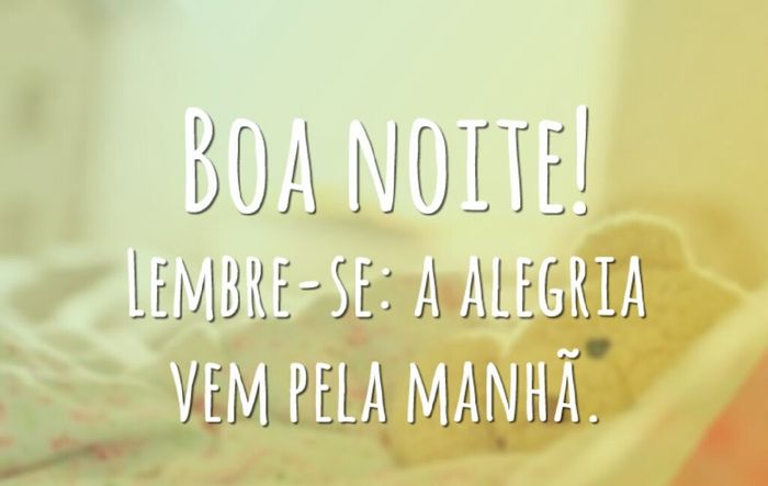 Boa noite - 3
