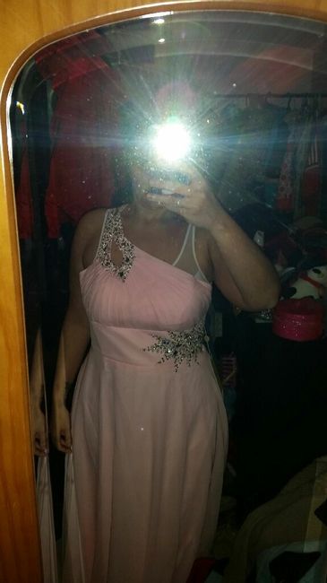 Já chegou um dos vestidos de dama de honor - 3