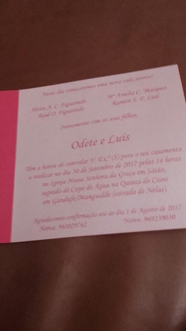 Um nosso convite - 2