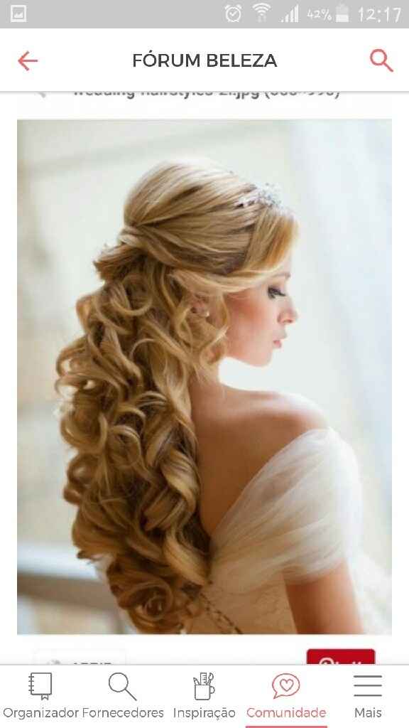 Penteado ideal para vestido com decote coração - 1