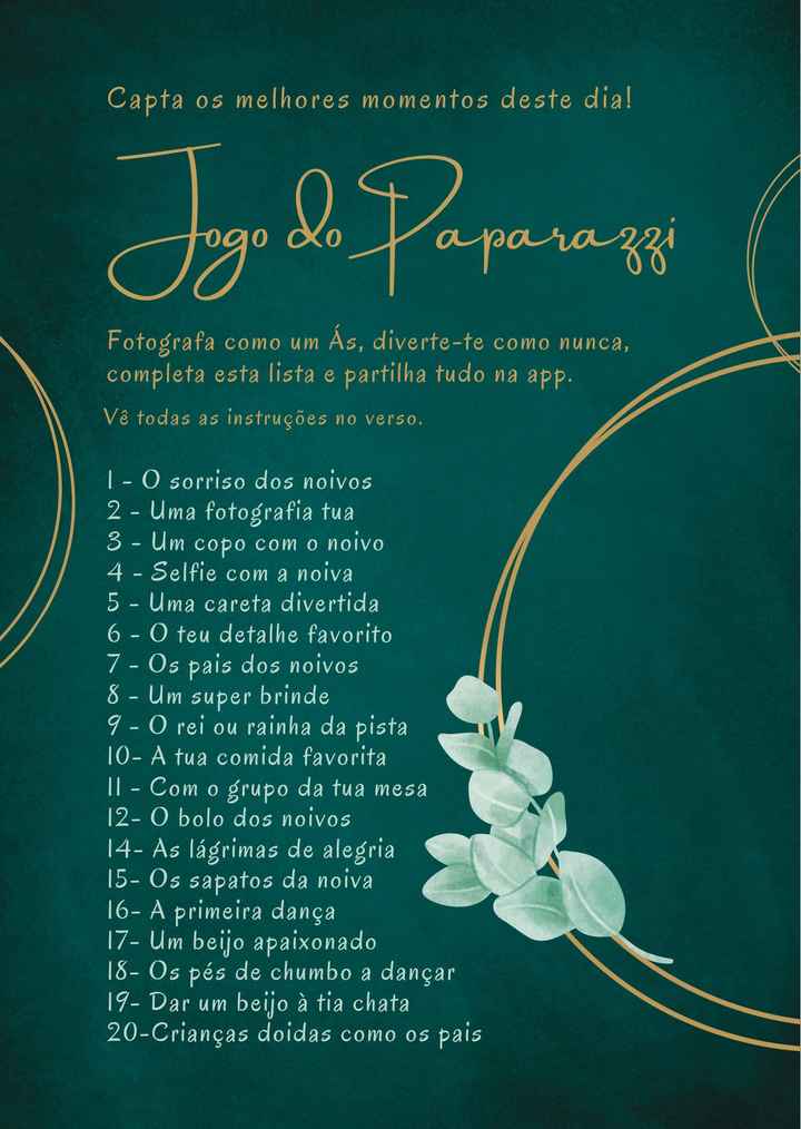 Jogos para o casamento do ano - parte i - 1